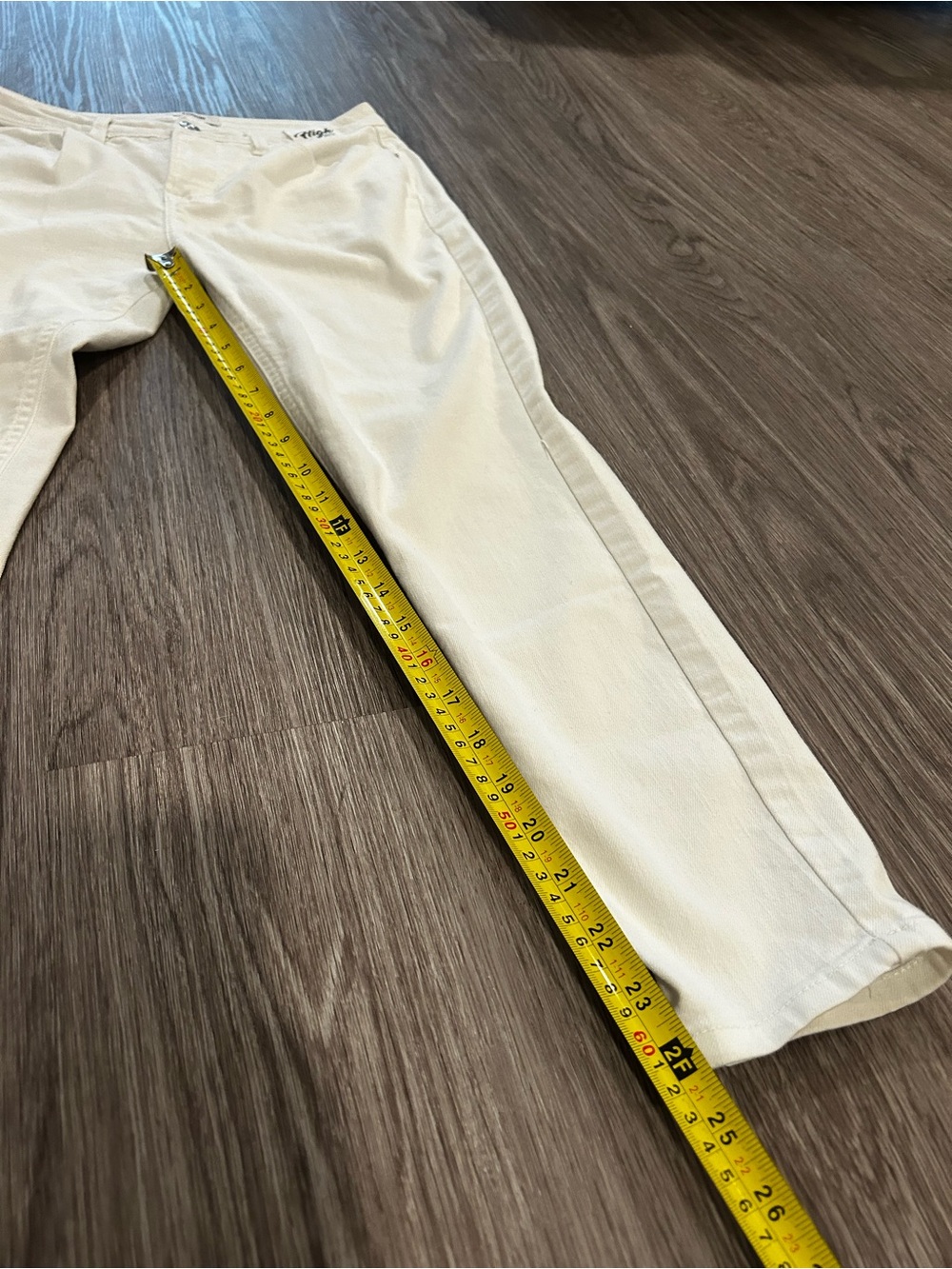 Kensie white high rise Skinny Jeans - Picture 8 of 9